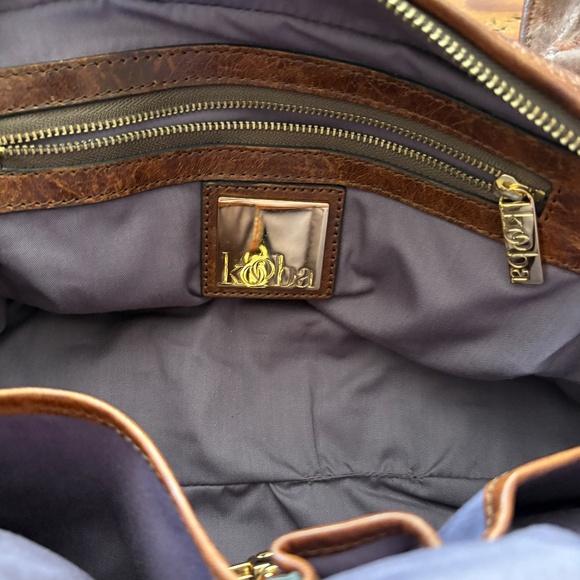 Kooba Hadley Brown Satchel Purse Y2K - Picture 12 of 16